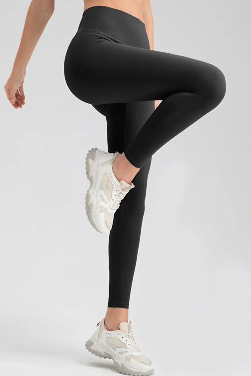 Wide Waistband Sport Leggings – Trendsi | ClozArt