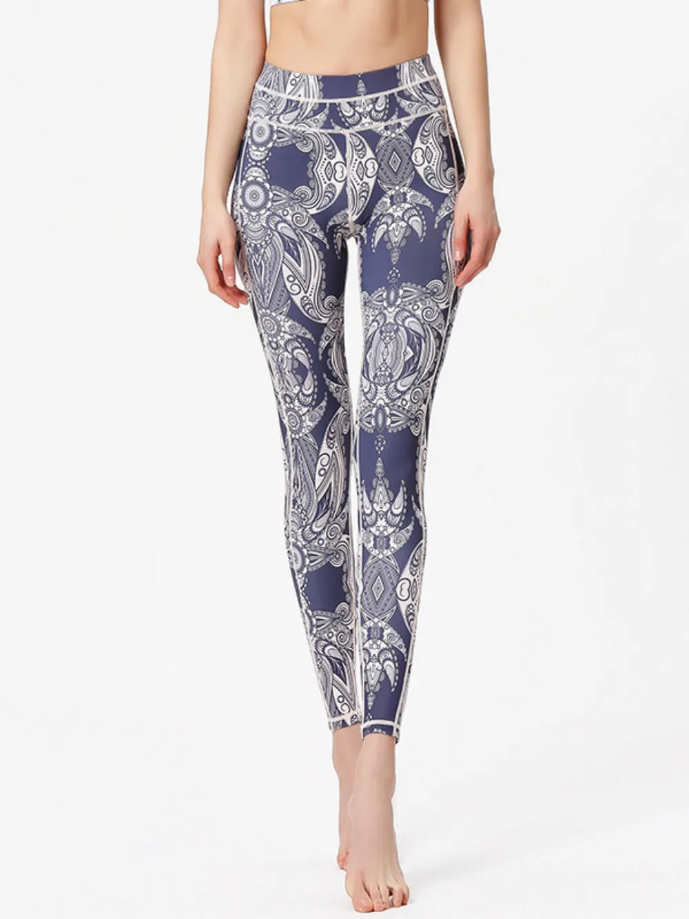 Printed Active High Waist Leggings – Trendsi | ClozArt