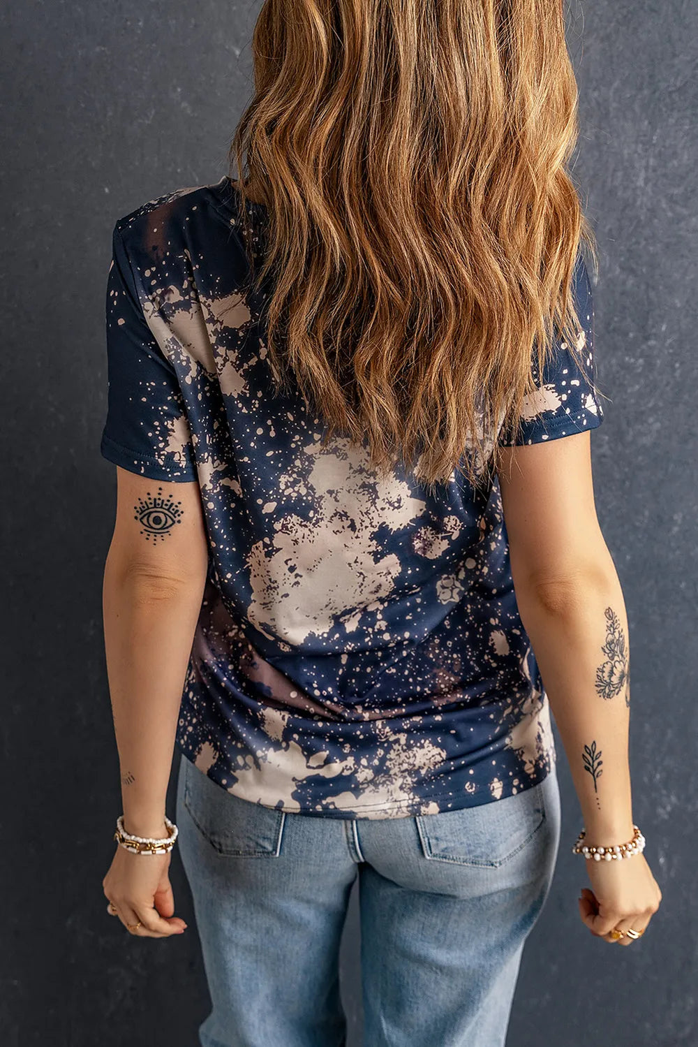 AMERICA Round Neck Short Sleeve T-Shirt – Trendsi | ClozArt