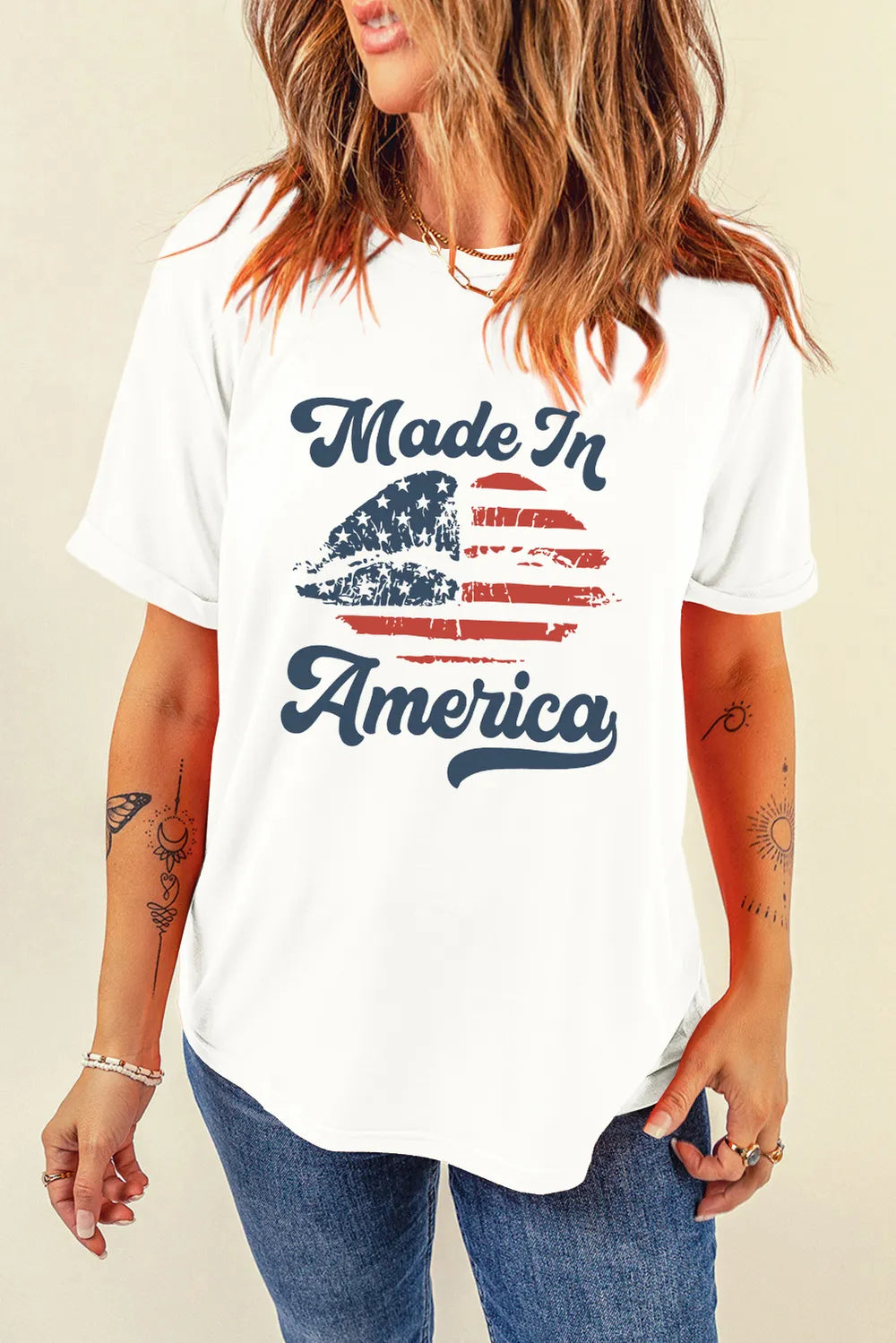 Graphic Round Neck Short Sleeve T-Shirt – Trendsi | ClozArt