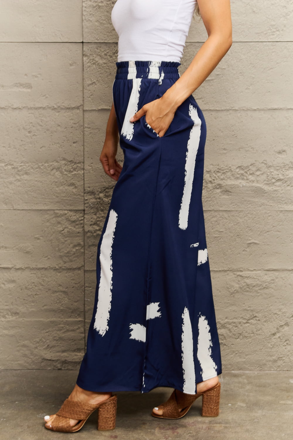 Perfee Printed Wide Leg Long Pants – Trendsi | ClozArt
