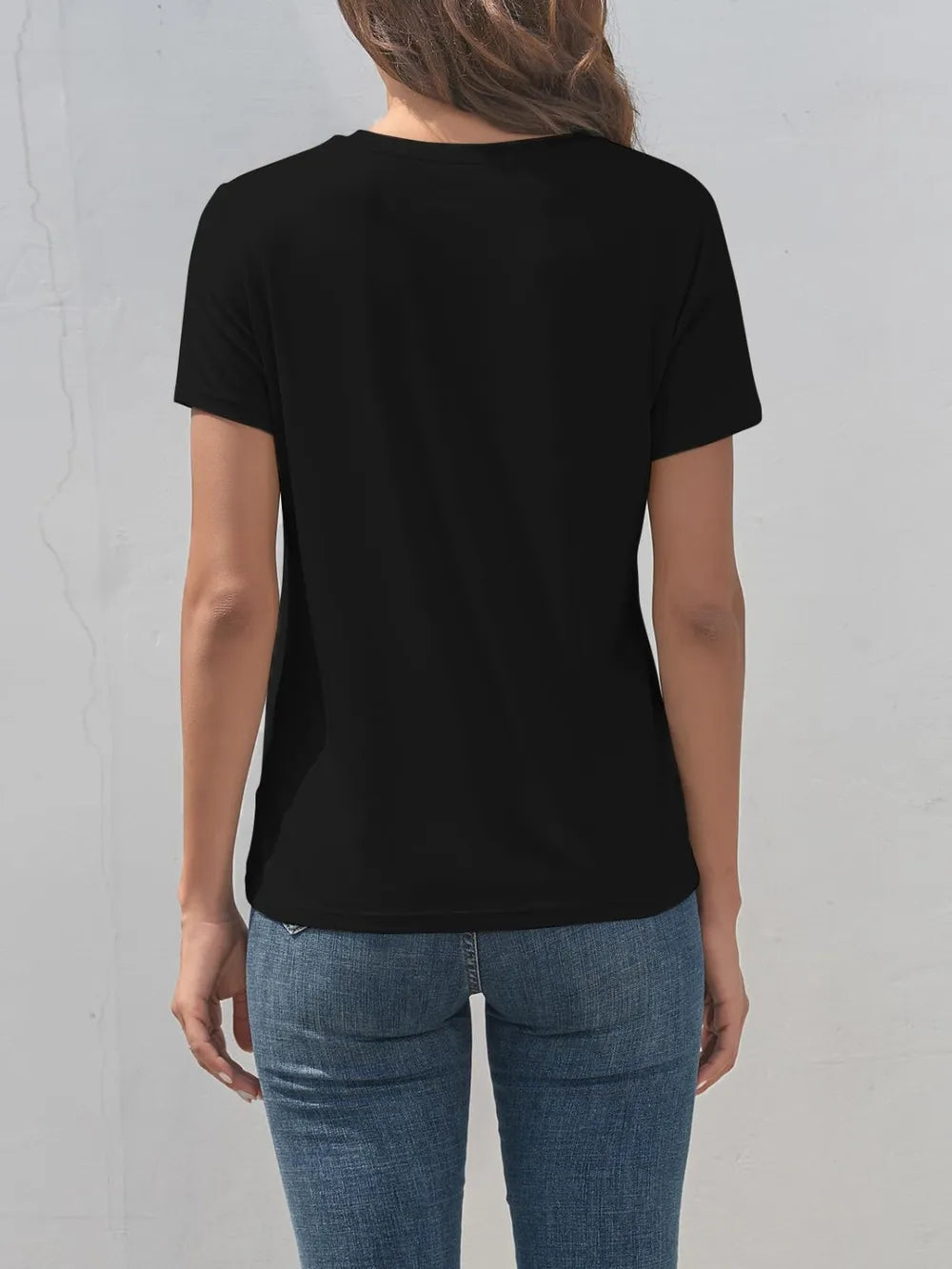 Letter Graphic Round Neck Short Sleeve T-Shirt – Trendsi | ClozArt