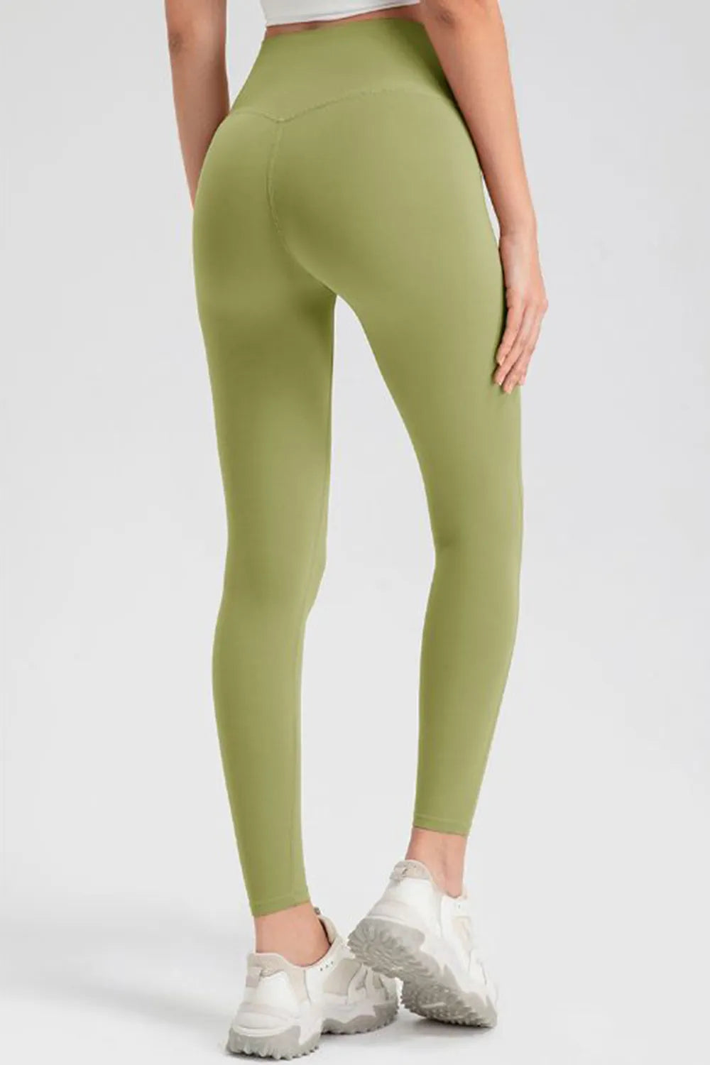 High Waist Skinny Active Pants – Trendsi | ClozArt