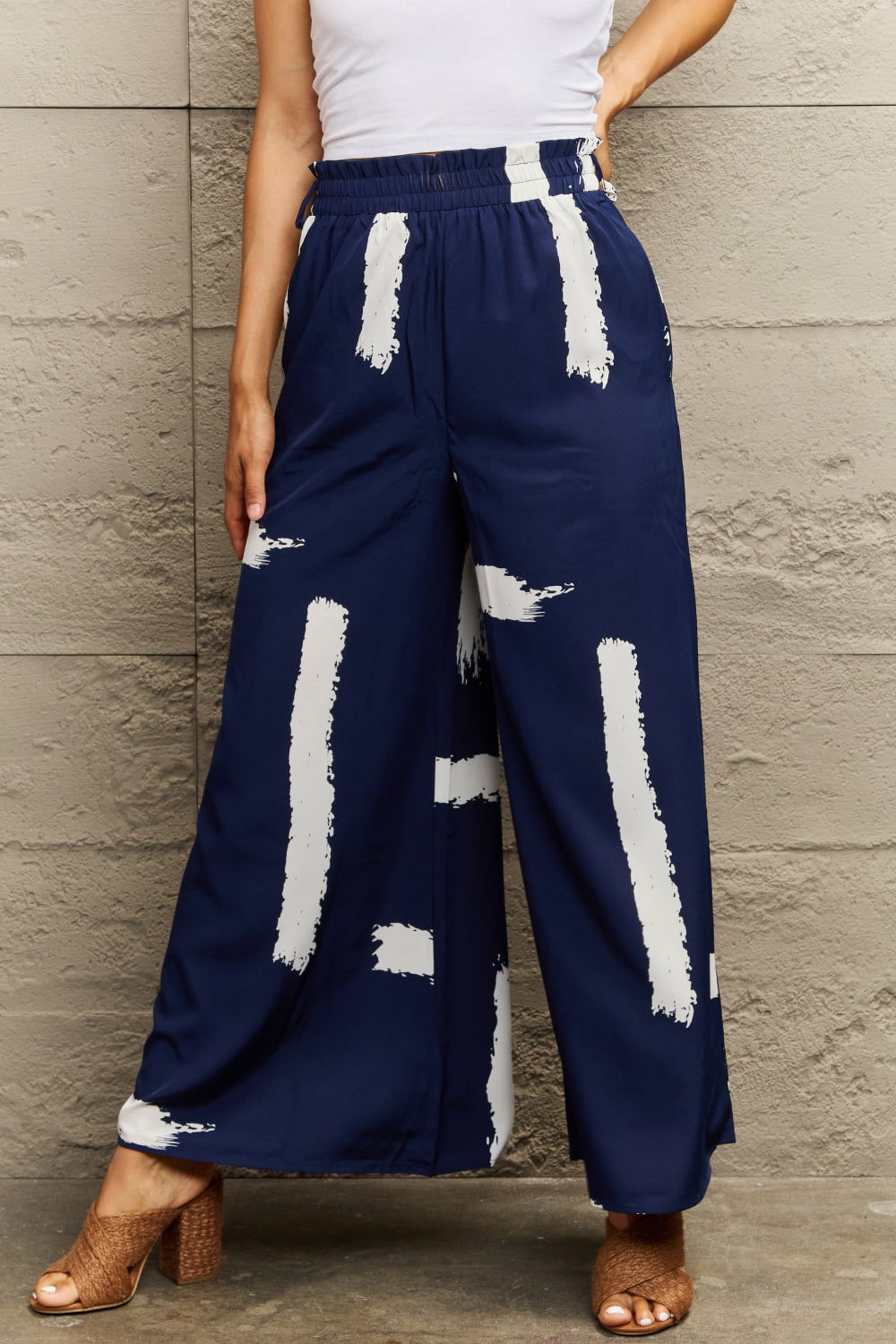 Perfee Printed Wide Leg Long Pants – Trendsi | ClozArt