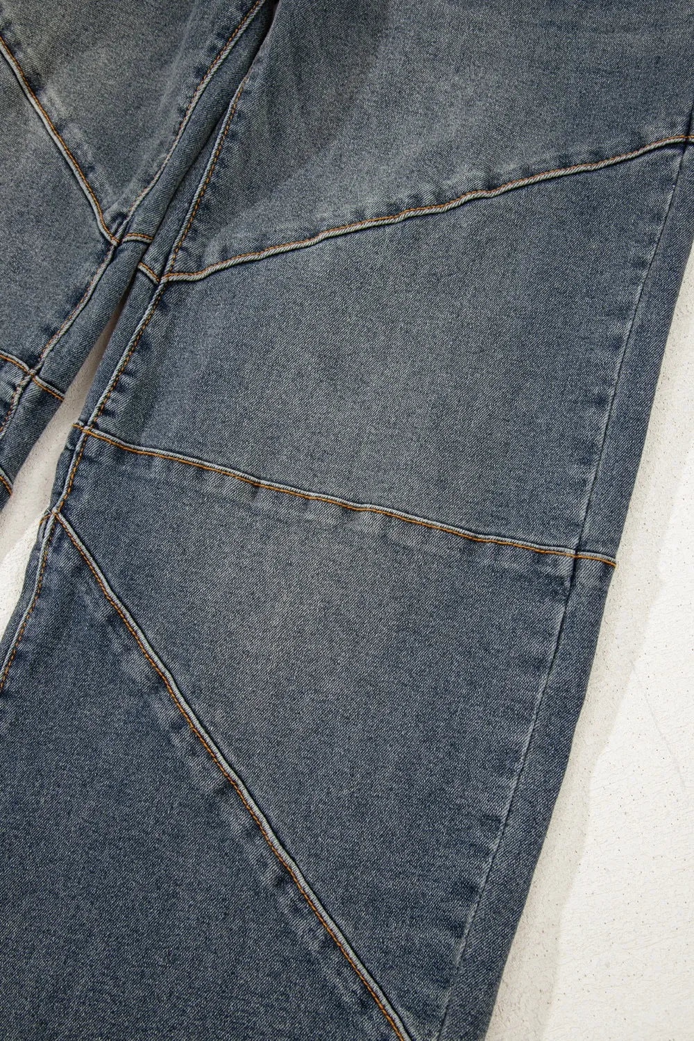 Exposed Stitching Loose Straight High Waist Jeans – Trendsi | ClozArt