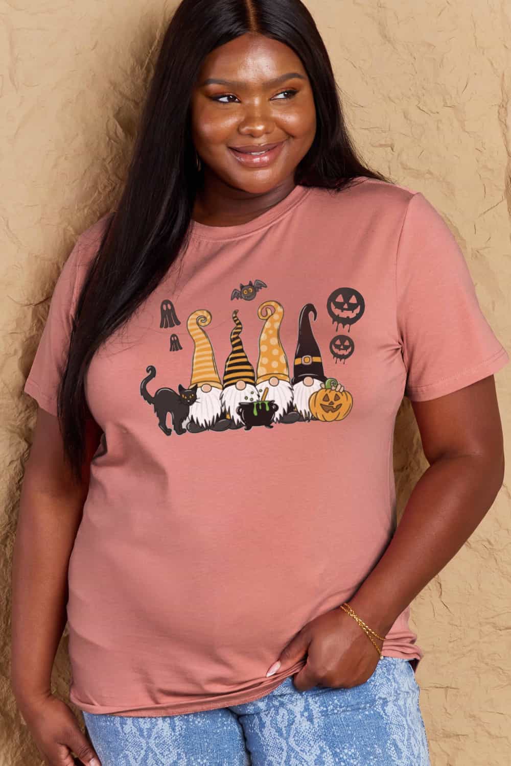 Simply Love Full Size Halloween Theme Graphic Cotton T-Shirt – Trendsi | ClozArt