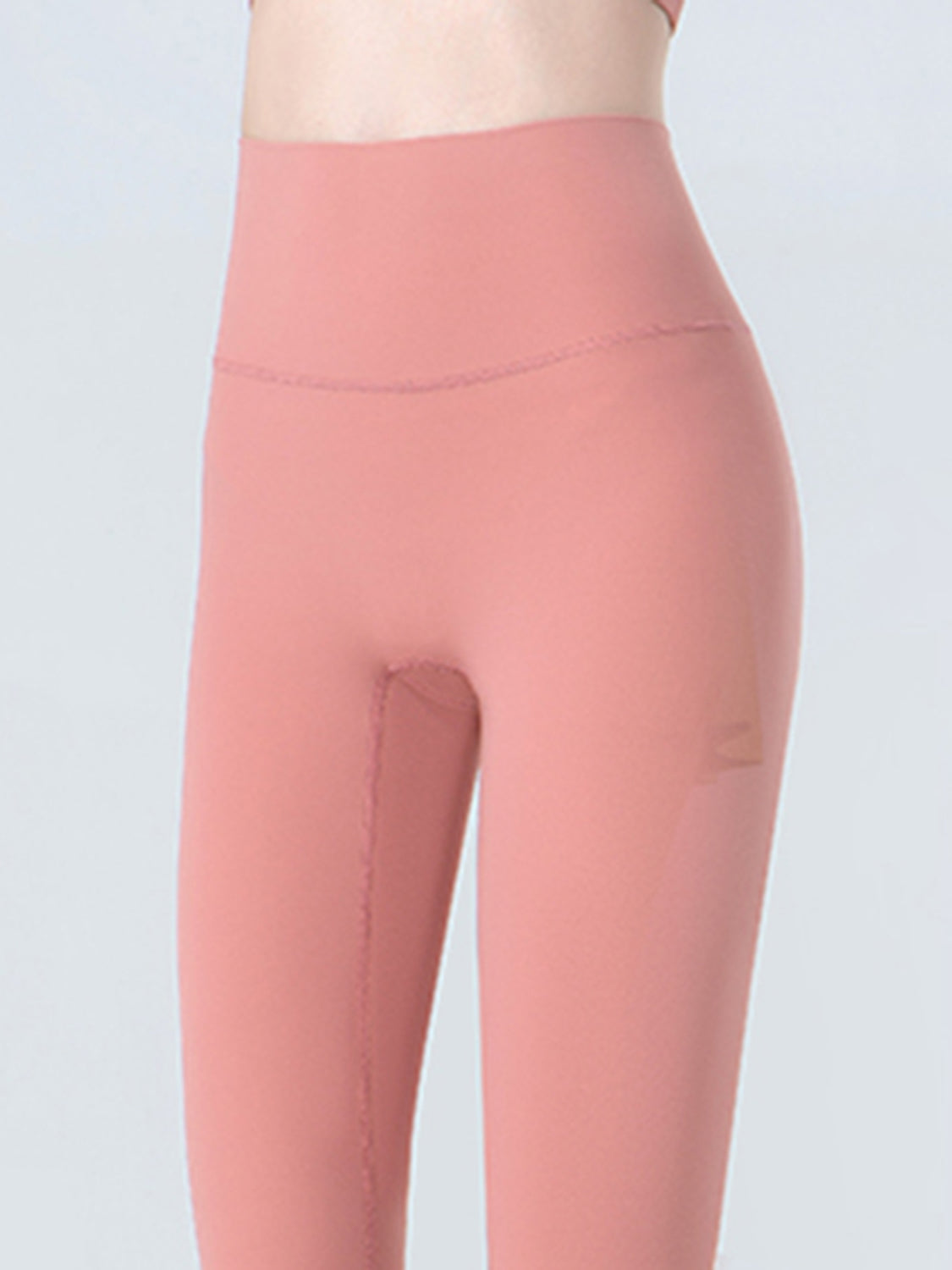 Wide Waistband Cropped Sports Leggings – Trendsi | ClozArt