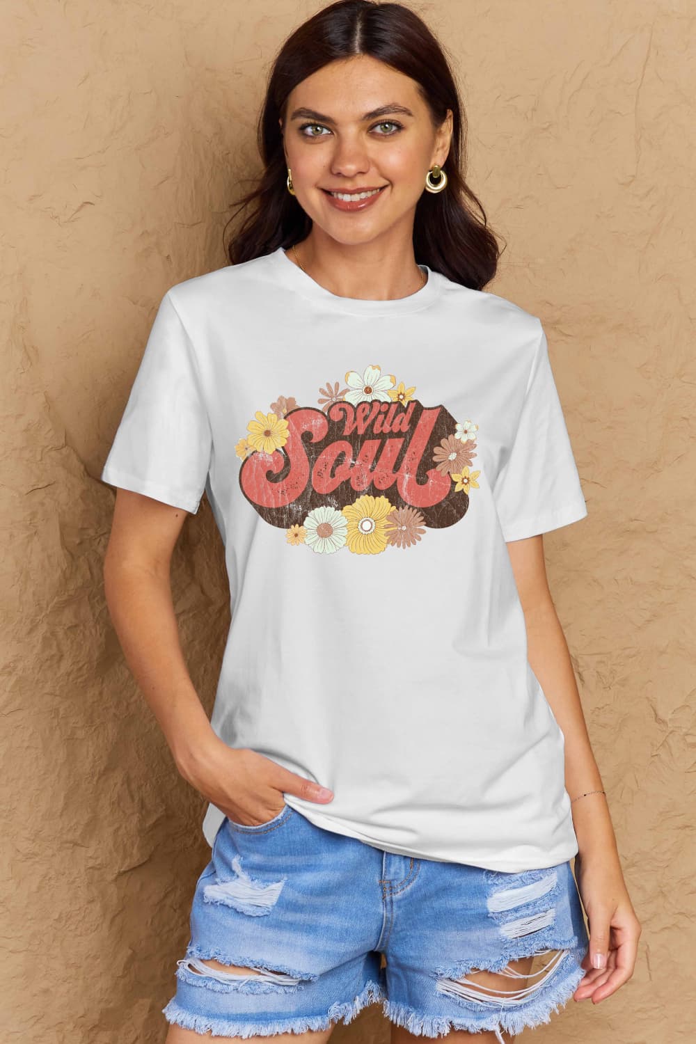 Simply Love Full Size WILD SOUL Graphic Cotton T-Shirt – Trendsi | ClozArt