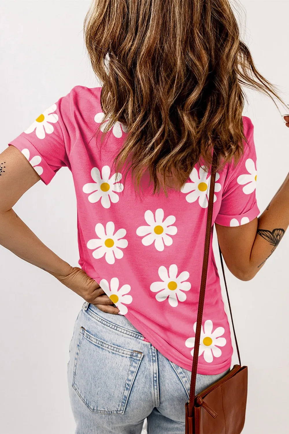 Printed Round Neck Short Sleeve T-Shirt – Trendsi | ClozArt