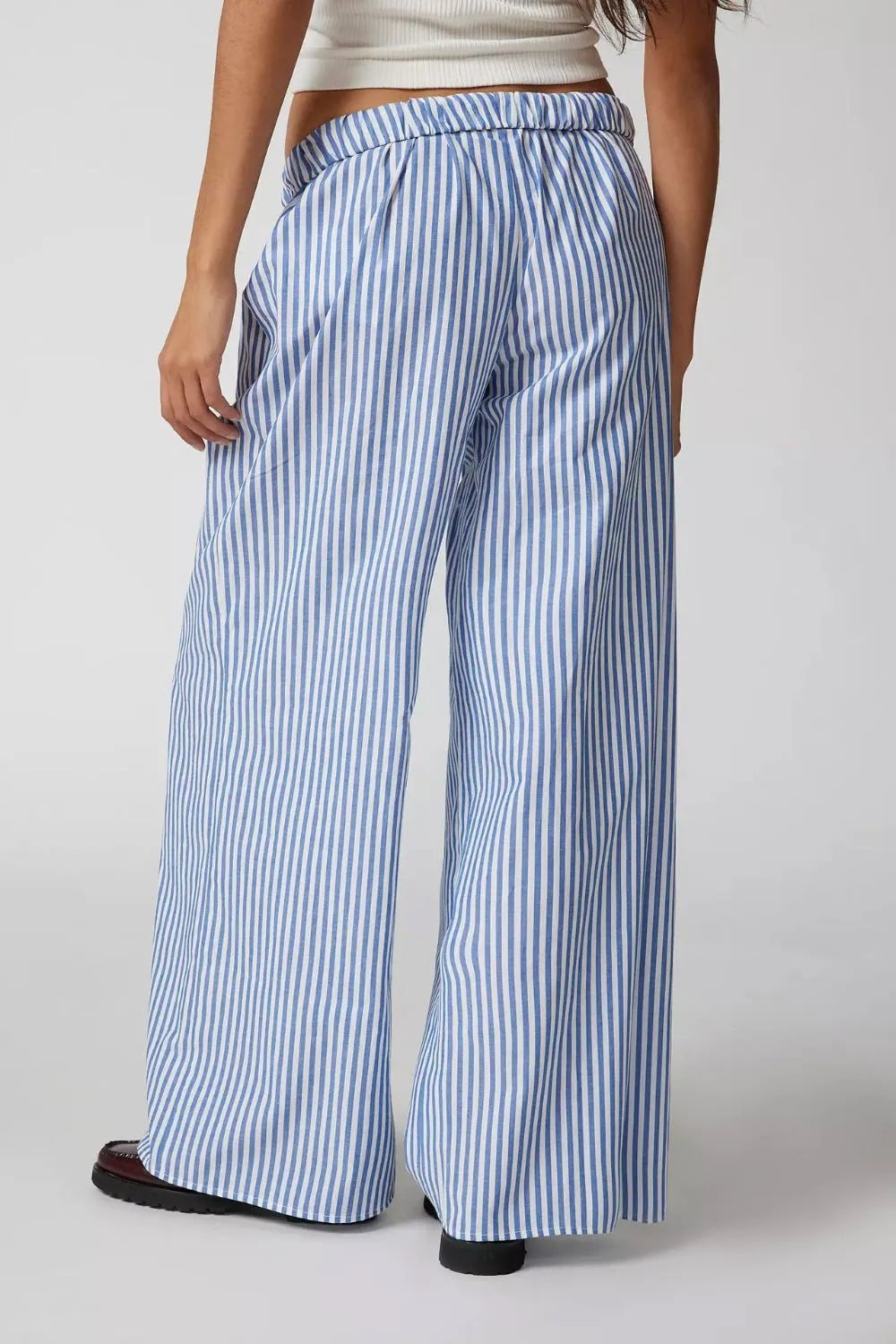 Drawstring Striped Wide Leg Pants – Trendsi | ClozArt