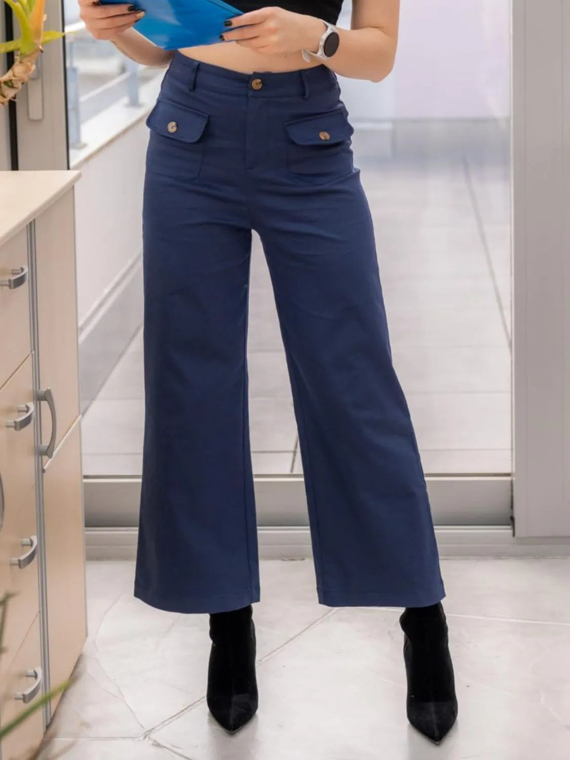 High Waist Wide Leg Pants – Trendsi | ClozArt