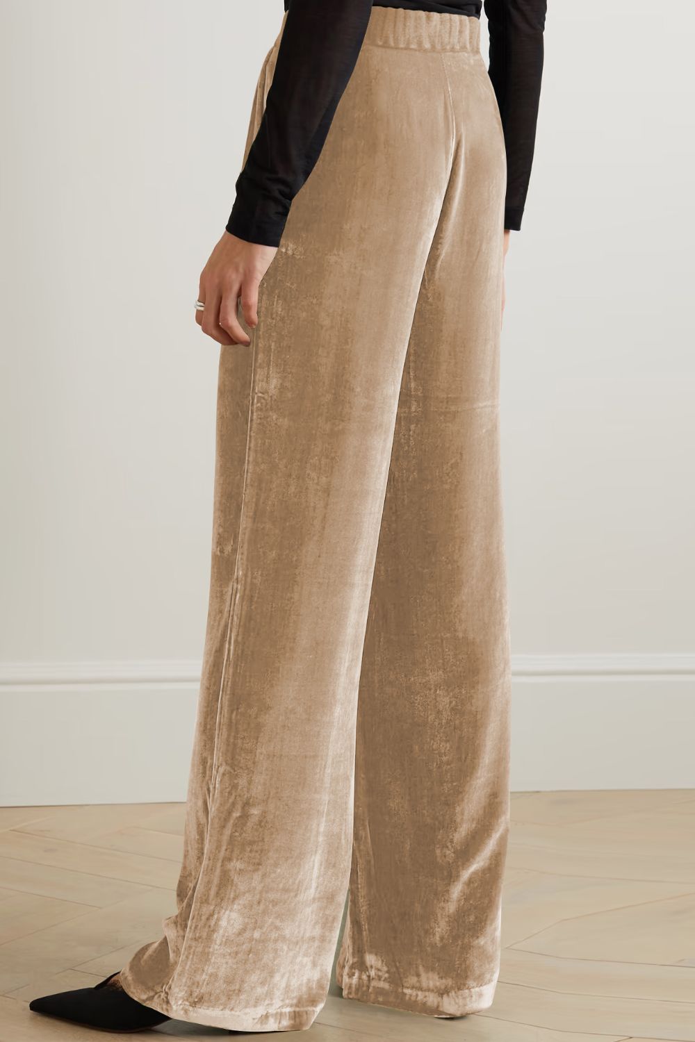 Loose Fit High Waist Long Pants with Pockets – Trendsi | ClozArt