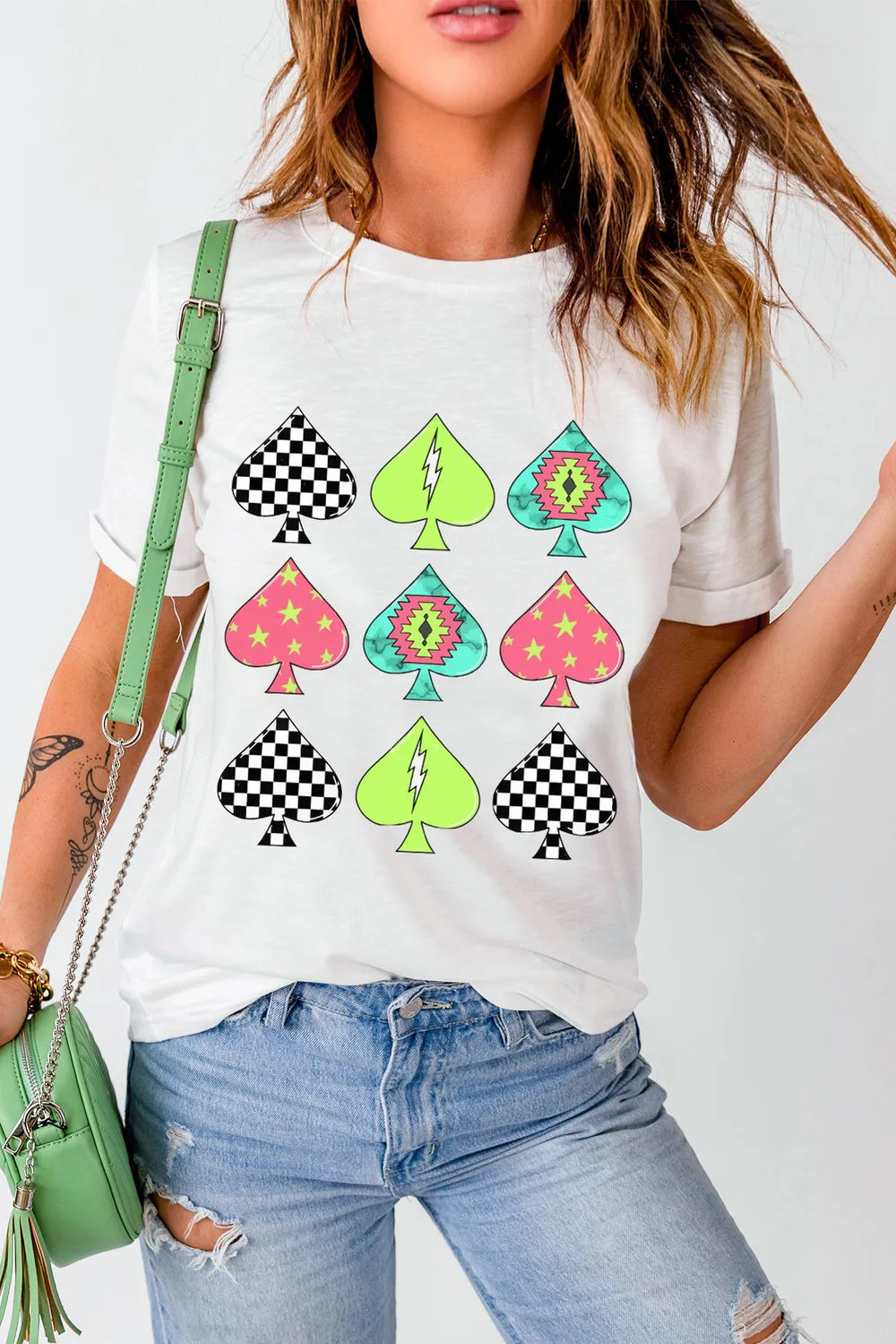 Graphic Round Neck Short Sleeve T-Shirt – Trendsi | ClozArt