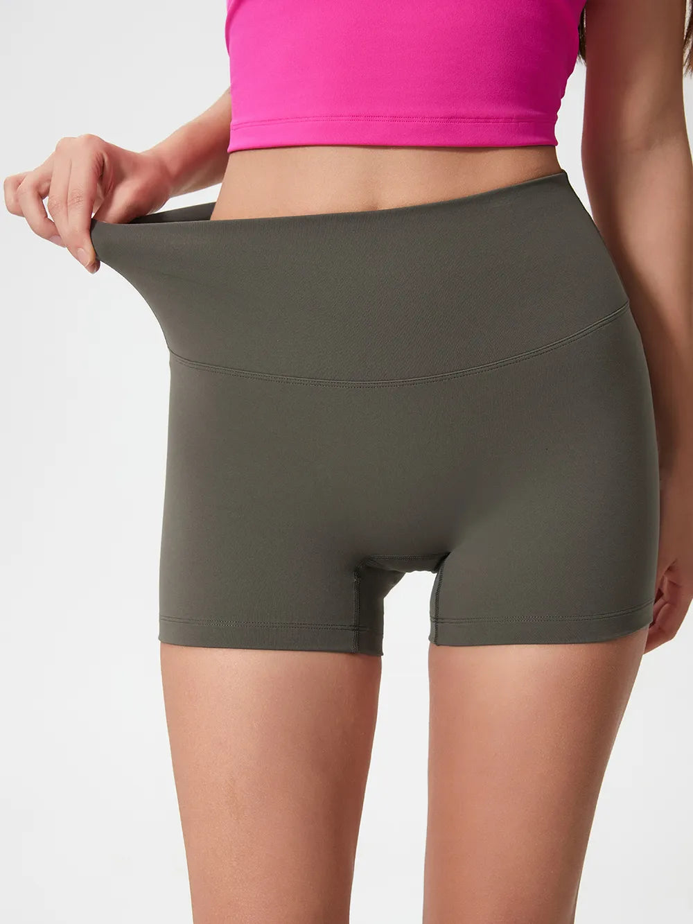 Millennia High Waist Active Shorts – Trendsi | ClozArt