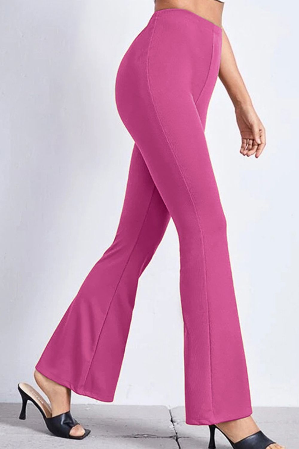 High Rise Flare Pants – Trendsi | ClozArt