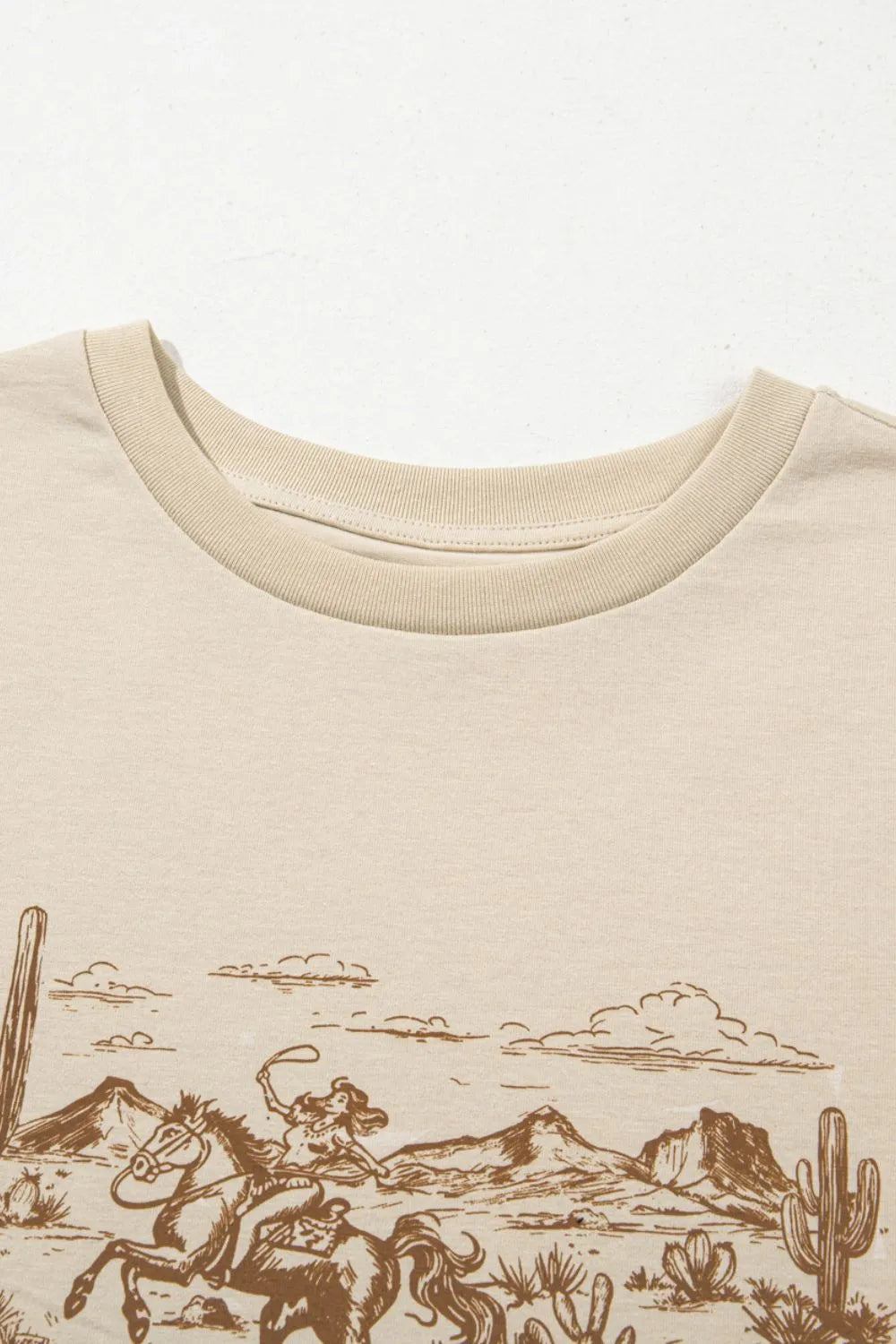 LIVE YOUR BEST LIFE Western Graphic Short Sleeve T-Shirt – Trendsi | ClozArt