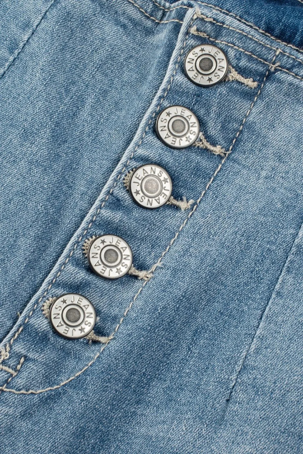 Button Fly High Waist Jeans – Trendsi | ClozArt
