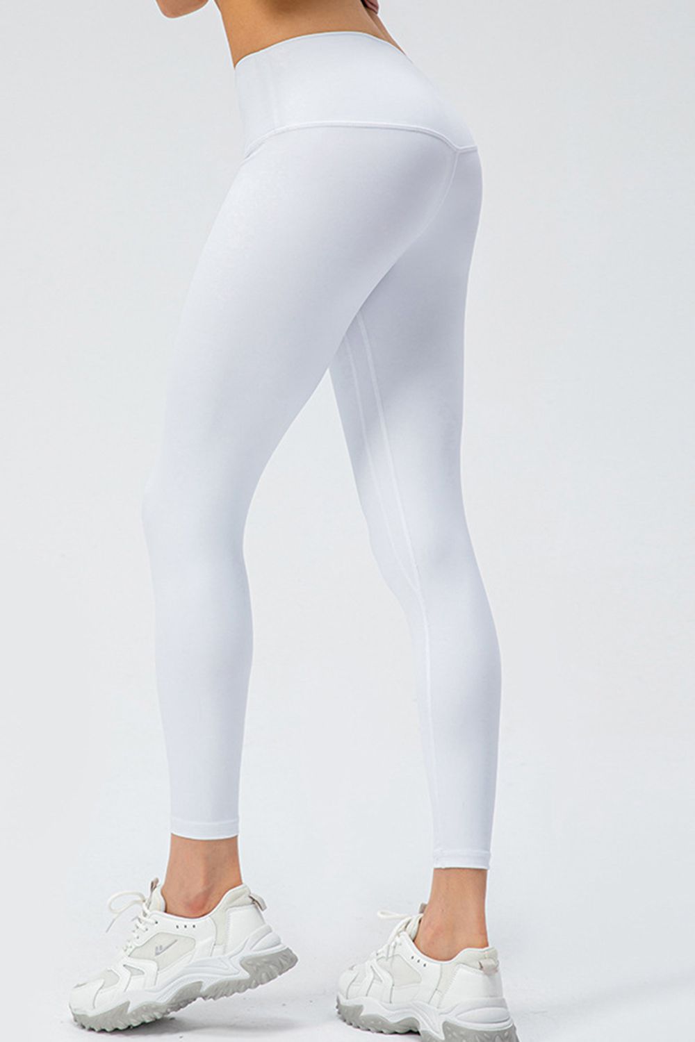 Wide Waistband Slim Fit Active Leggings – Trendsi | ClozArt