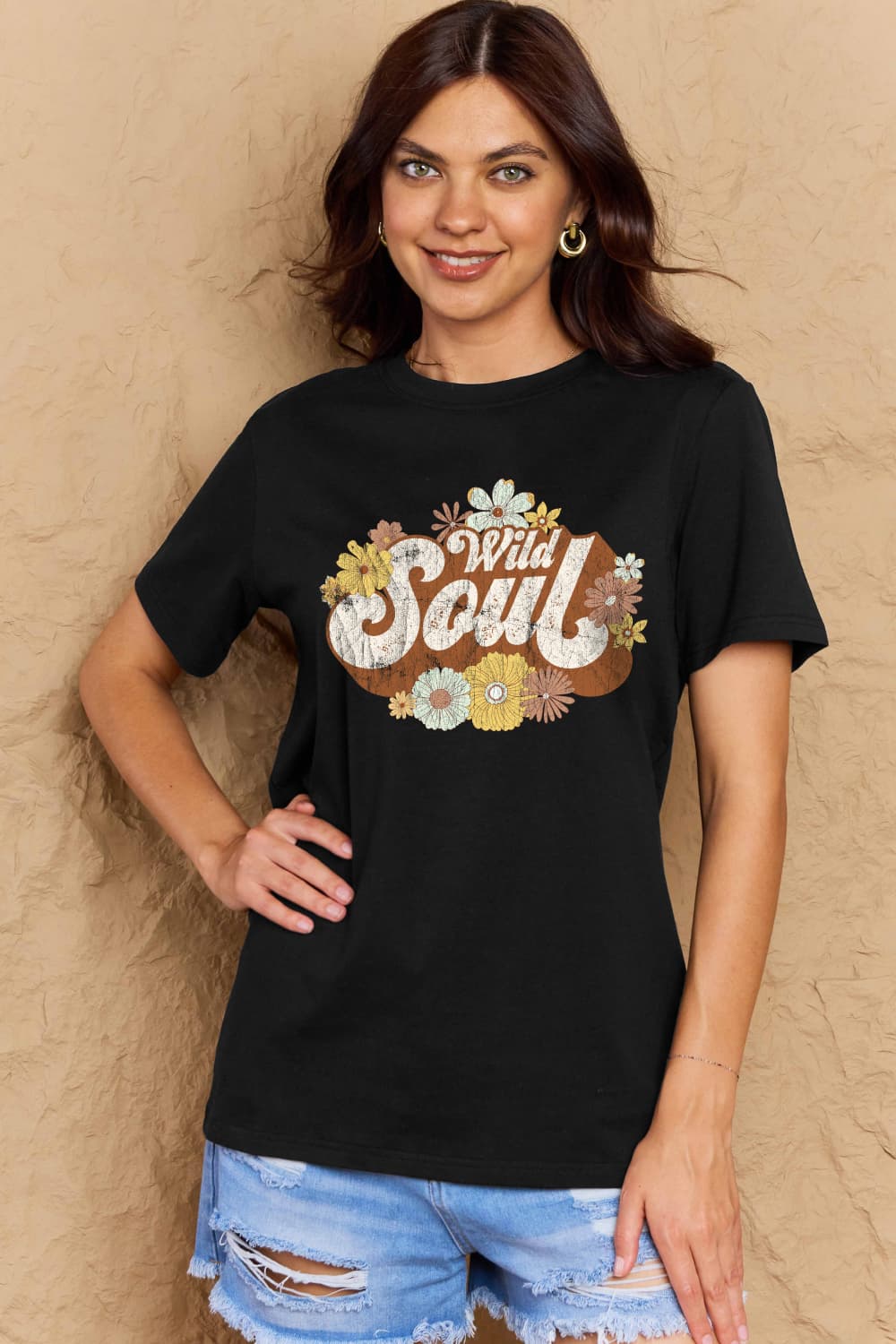 Simply Love Full Size WILD SOUL Graphic Cotton T-Shirt – Trendsi | ClozArt