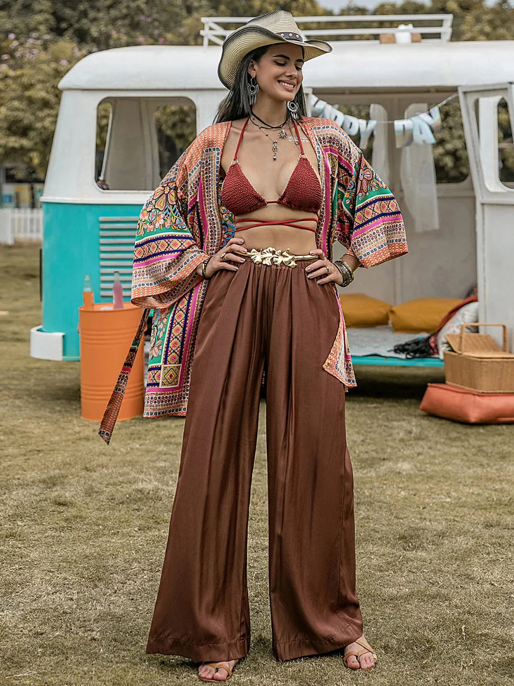 High Waist Wide Leg Pants – Trendsi | ClozArt