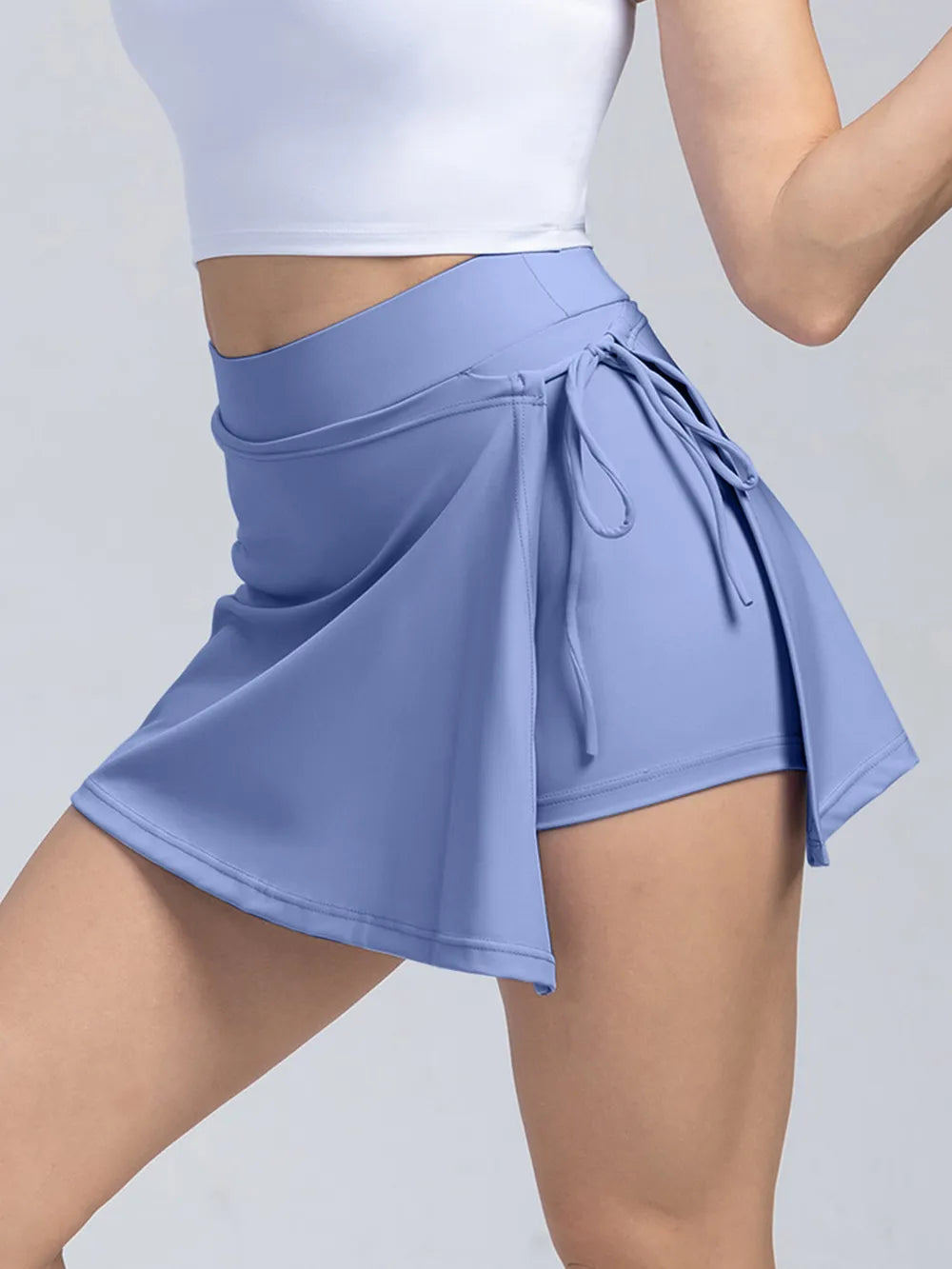 High Waist Active Skort with Pockets – Trendsi | ClozArt