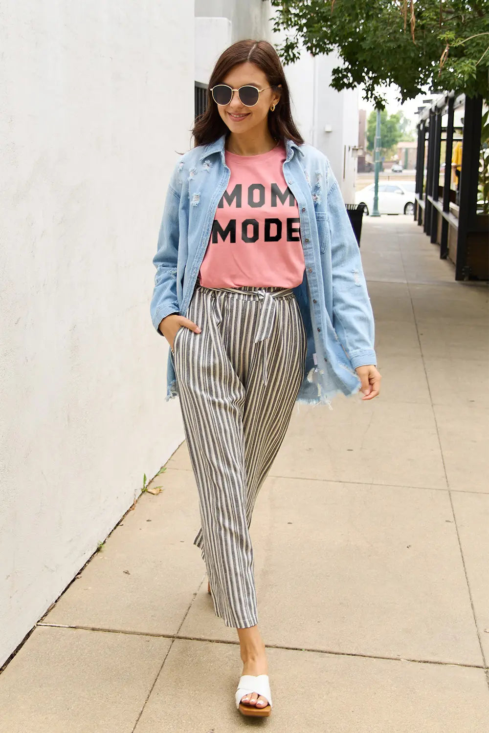 Simply Love Full Size MOM MODE Short Sleeve T-Shirt – Trendsi | ClozArt