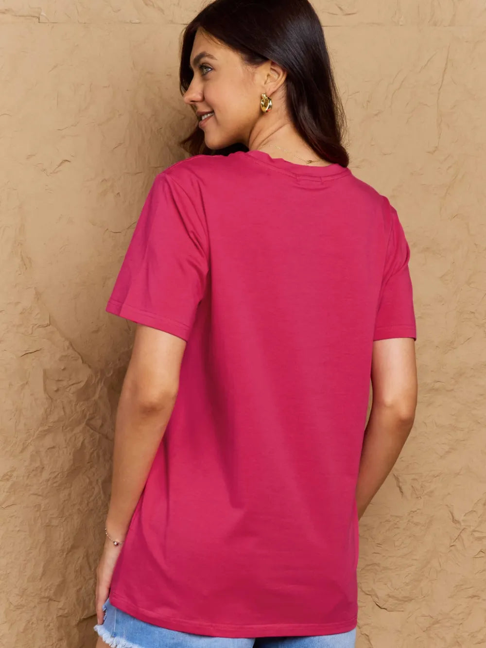 Full Size Round Neck Short Sleeve T-Shirt – Trendsi | ClozArt
