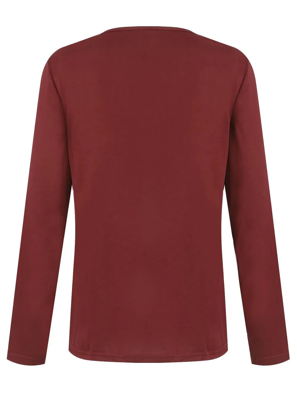 Half Button Long Sleeve T-Shirt – Trendsi | ClozArt