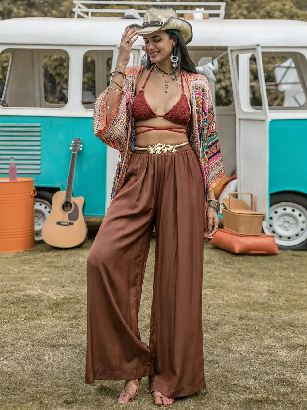 High Waist Wide Leg Pants – Trendsi | ClozArt