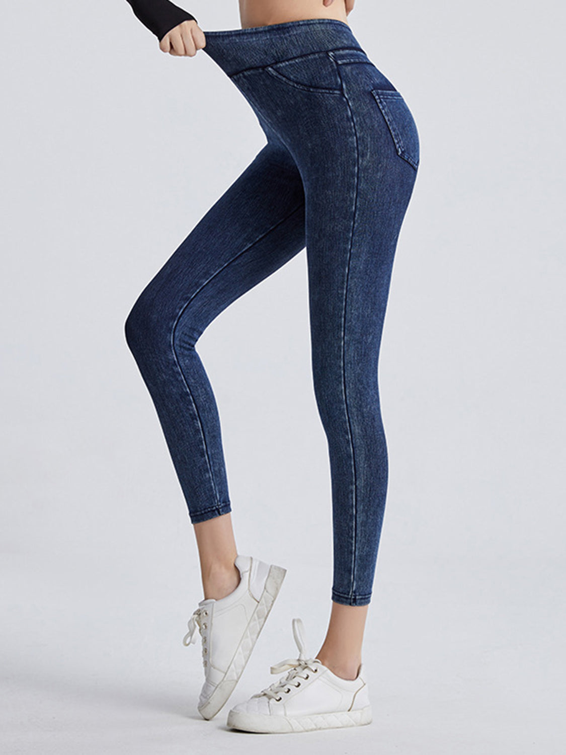 Wide Waistband Sports Leggings – Trendsi | ClozArt