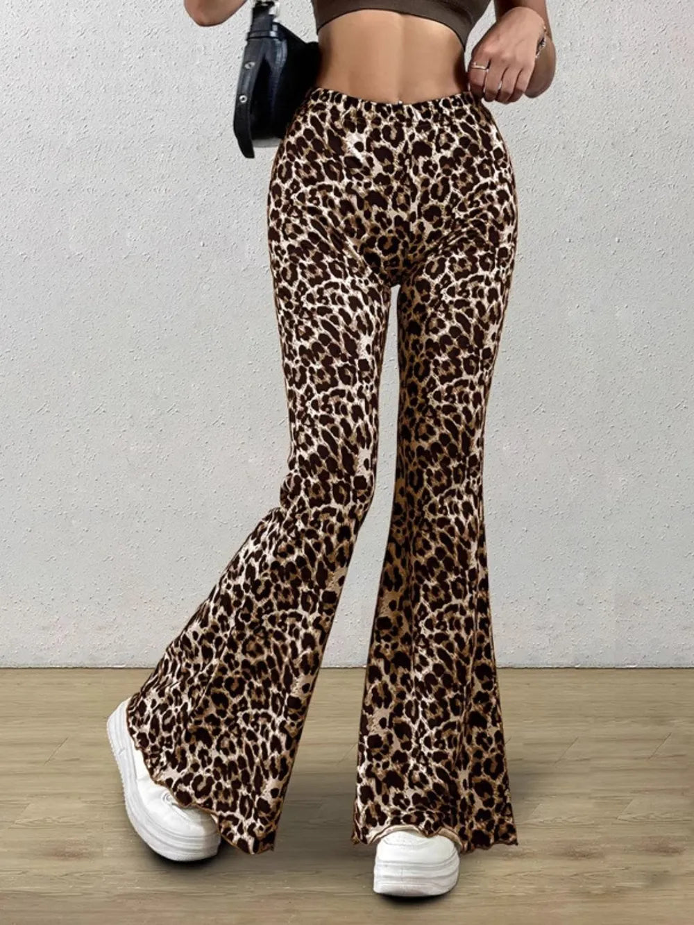 Leopard Flare Pants – Trendsi | ClozArt