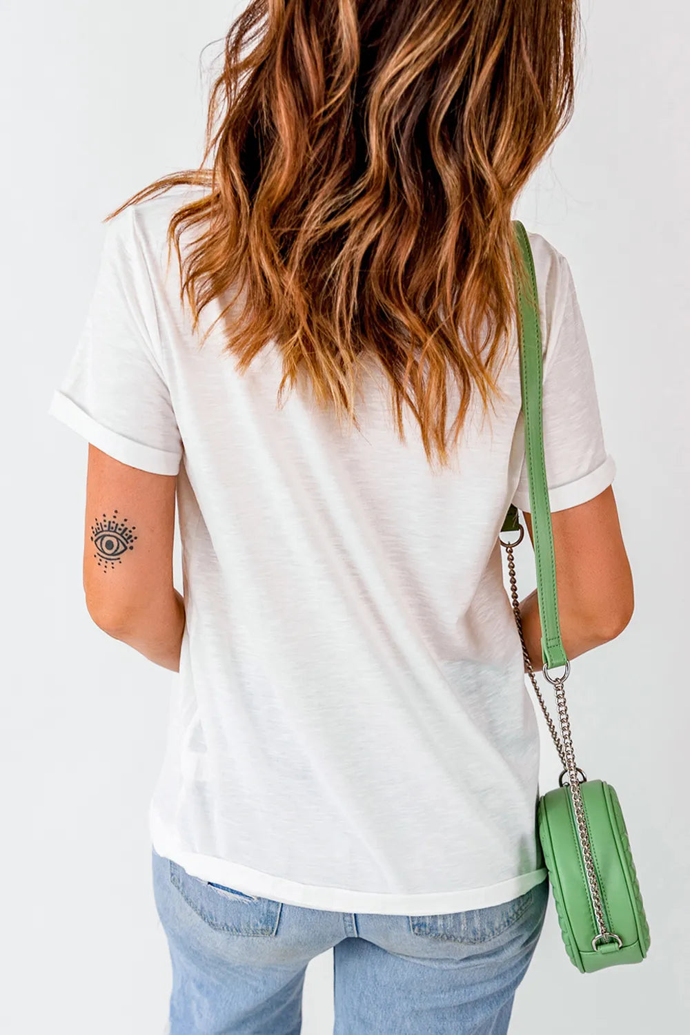 Floral Bunny Graphic Crewneck Short Sleeve T-Shirt – Trendsi | ClozArt