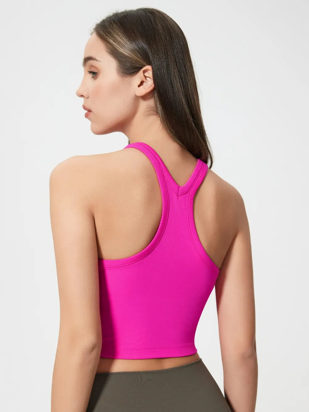 Millennia Scoop Neck Active Tank with Detachable Chest Pads – Trendsi | ClozArt
