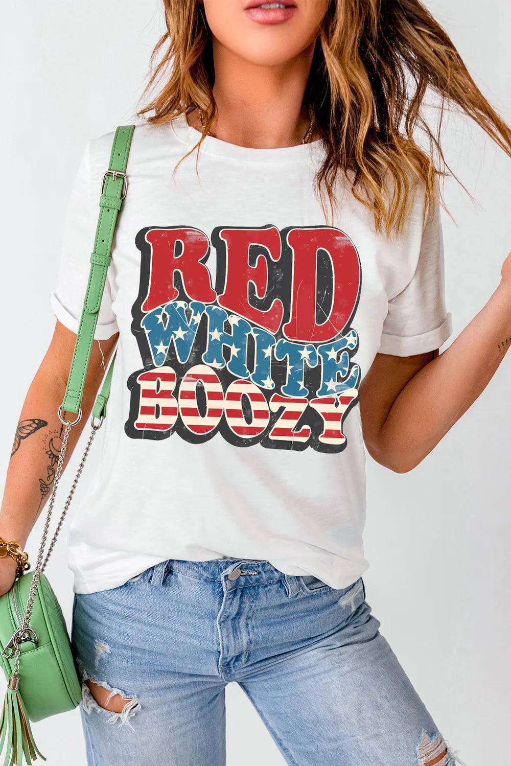 Letter Graphic Round Neck Short Sleeve T-Shirt – Trendsi | ClozArt