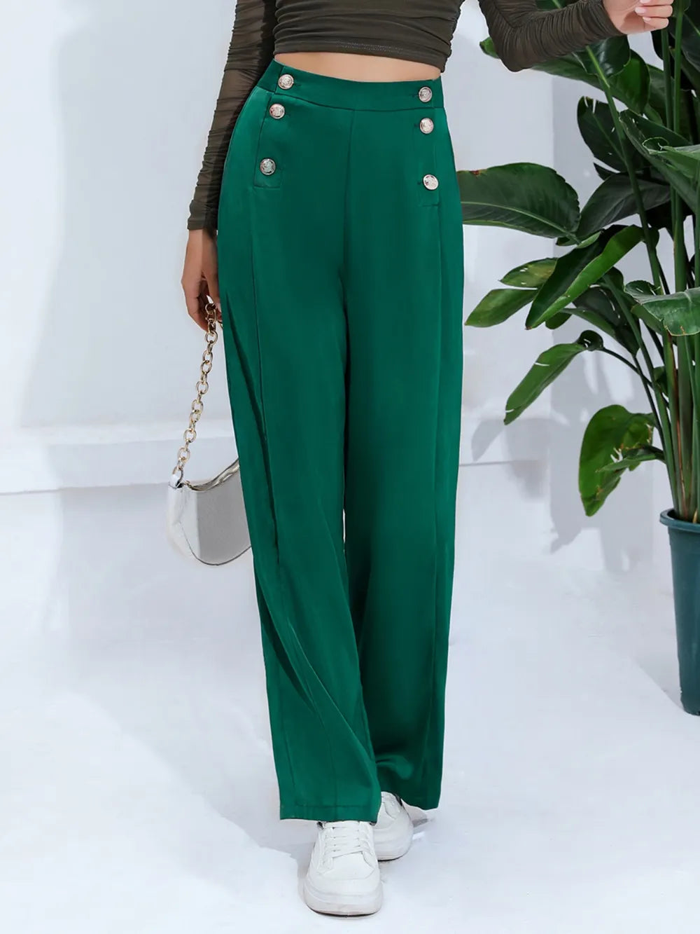 Wide Leg Pants – Trendsi | ClozArt