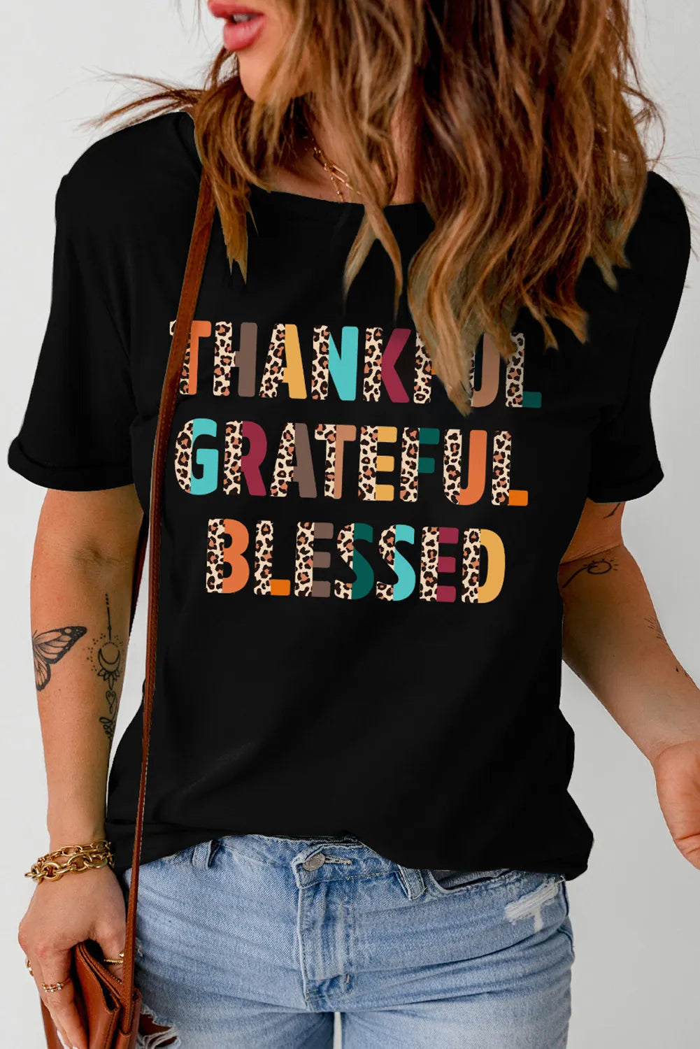 Letter Graphic Round Neck Short Sleeve T-Shirt – Trendsi | ClozArt