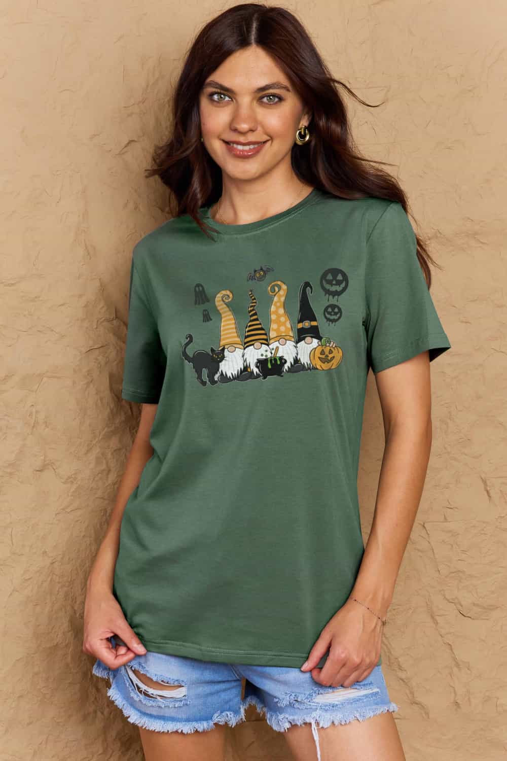 Simply Love Full Size Halloween Theme Graphic Cotton T-Shirt – Trendsi | ClozArt