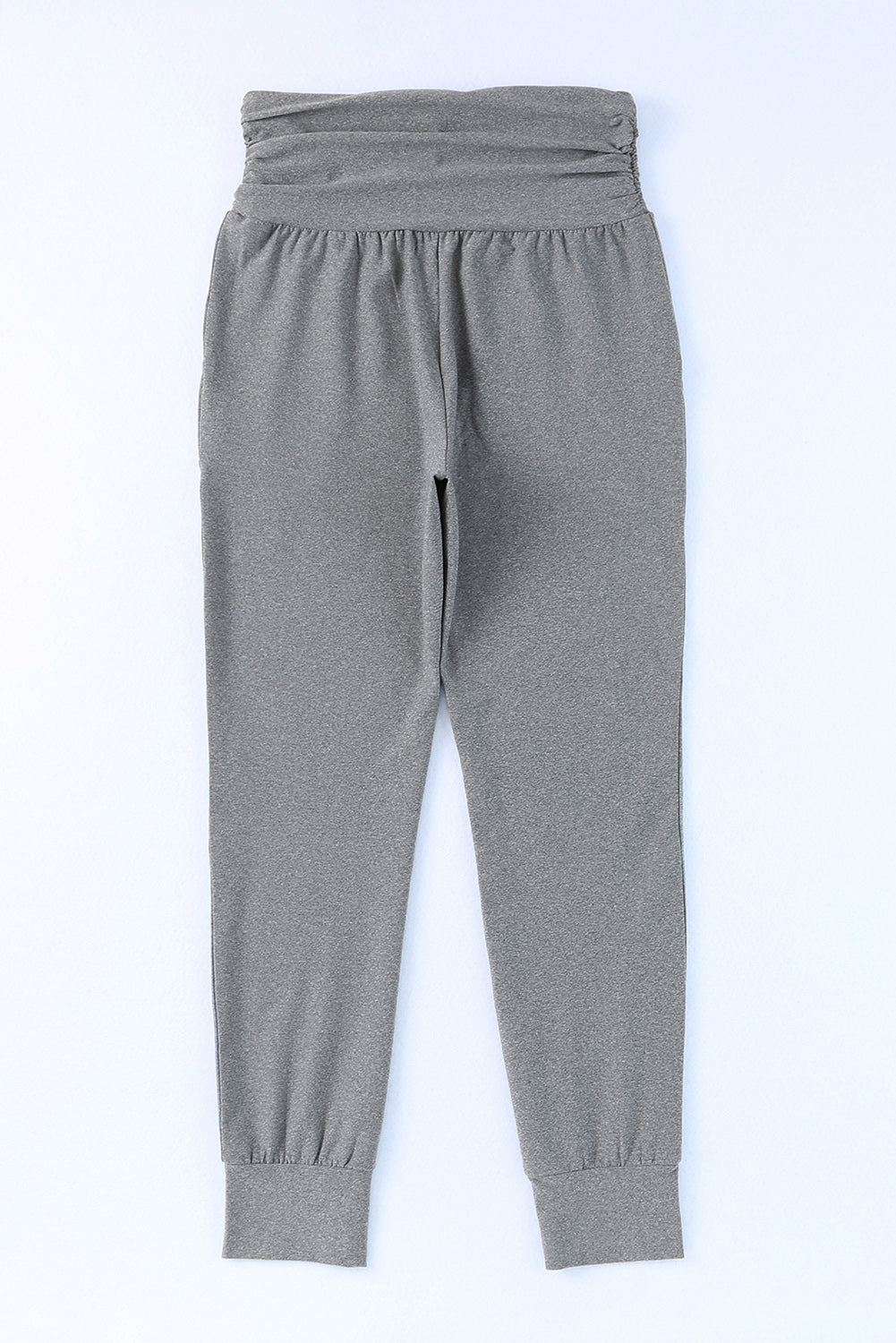 High-Rise Wide Waistband Joggers – Trendsi | ClozArt
