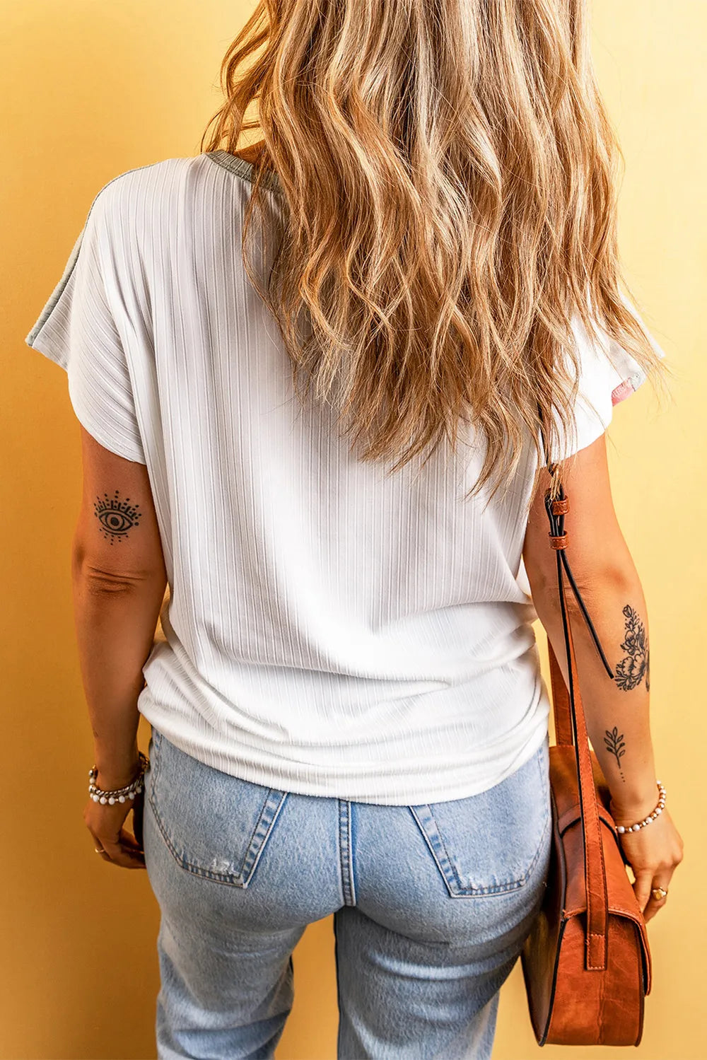 Color Block Round Neck Short Sleeve T-Shirt – Trendsi | ClozArt