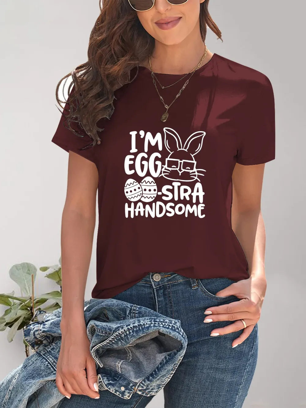 Graphic Round Neck Short Sleeve T-Shirt – Trendsi | ClozArt
