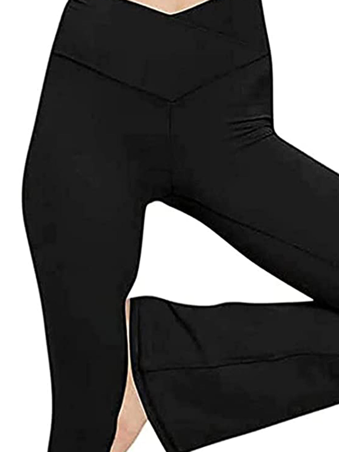 V-Waist Bootcut Long Pants – Trendsi | ClozArt