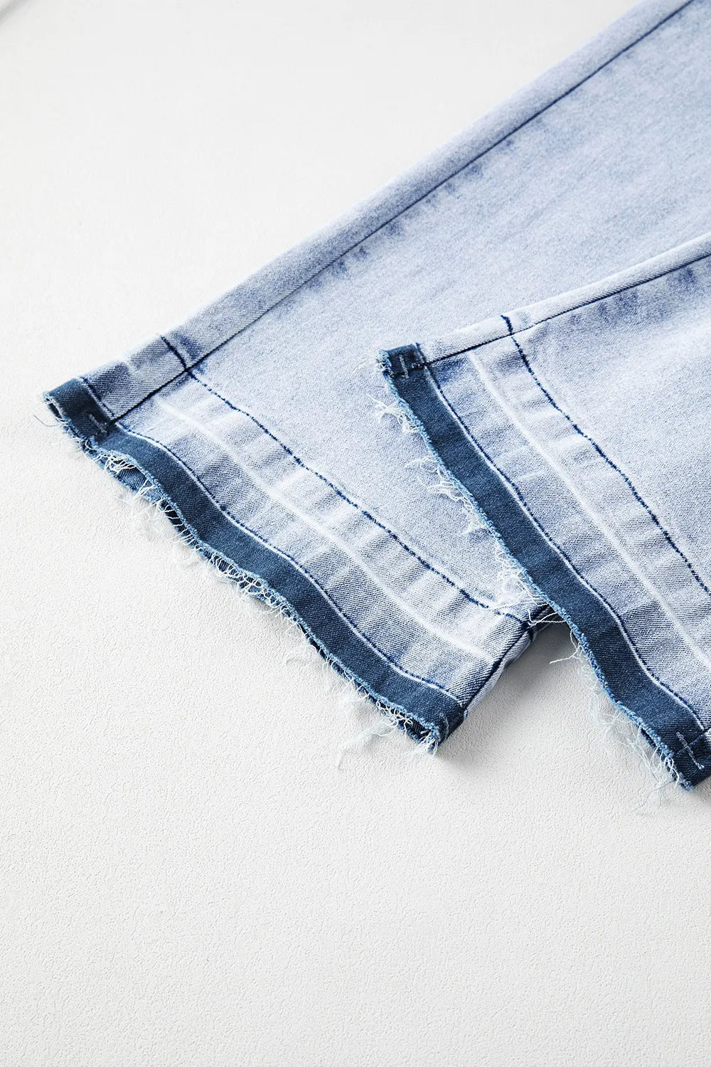 Raw Hem Straight Jeans with Pockets – Trendsi | ClozArt