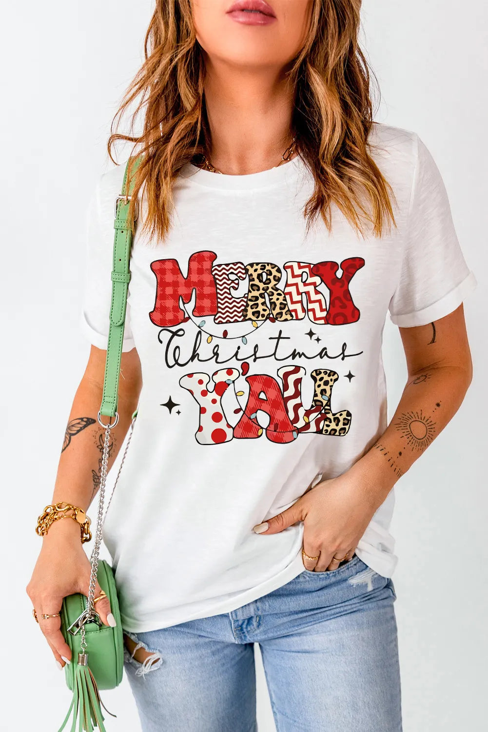 Letter Graphic Round Neck Short Sleeve T-Shirt – Trendsi | ClozArt