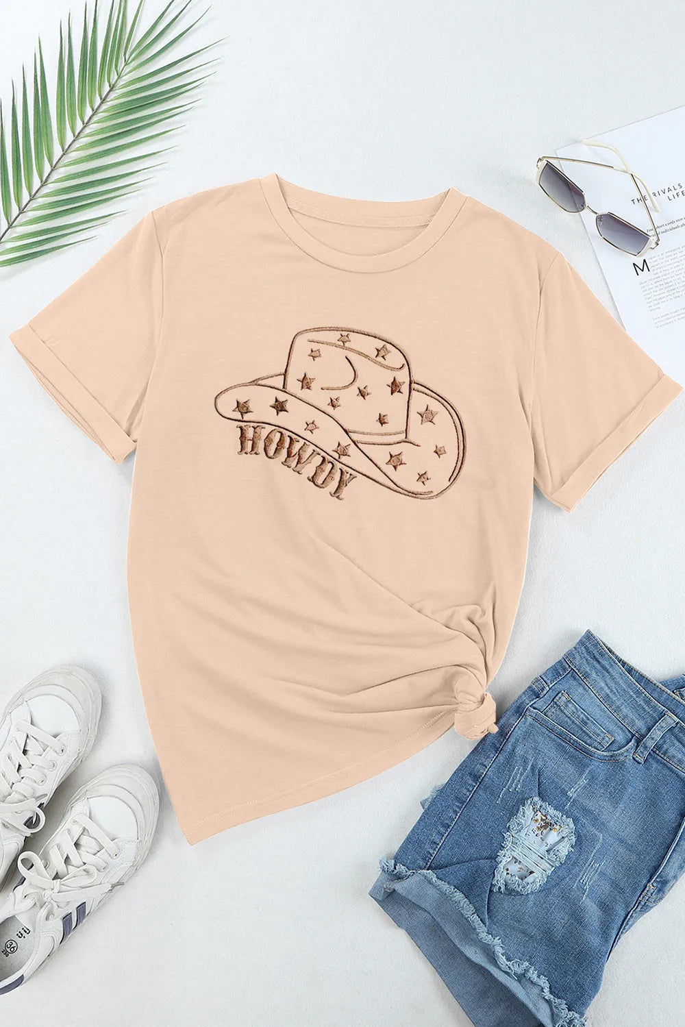 Hat Graphic Round Neck Short Sleeve T-Shirt – Trendsi | ClozArt