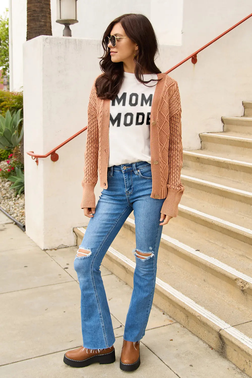 Simply Love Full Size MOM MODE Short Sleeve T-Shirt – Trendsi | ClozArt