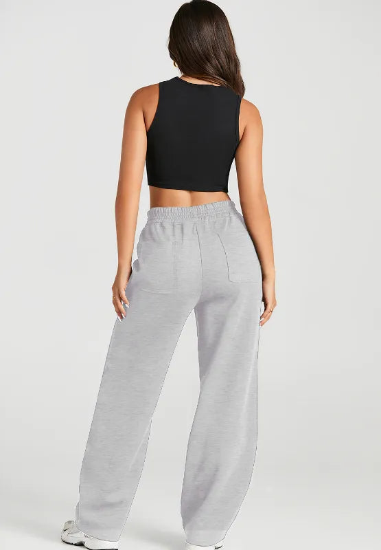 Elastic Waist Sweatpants with Pockets – Trendsi | ClozArt