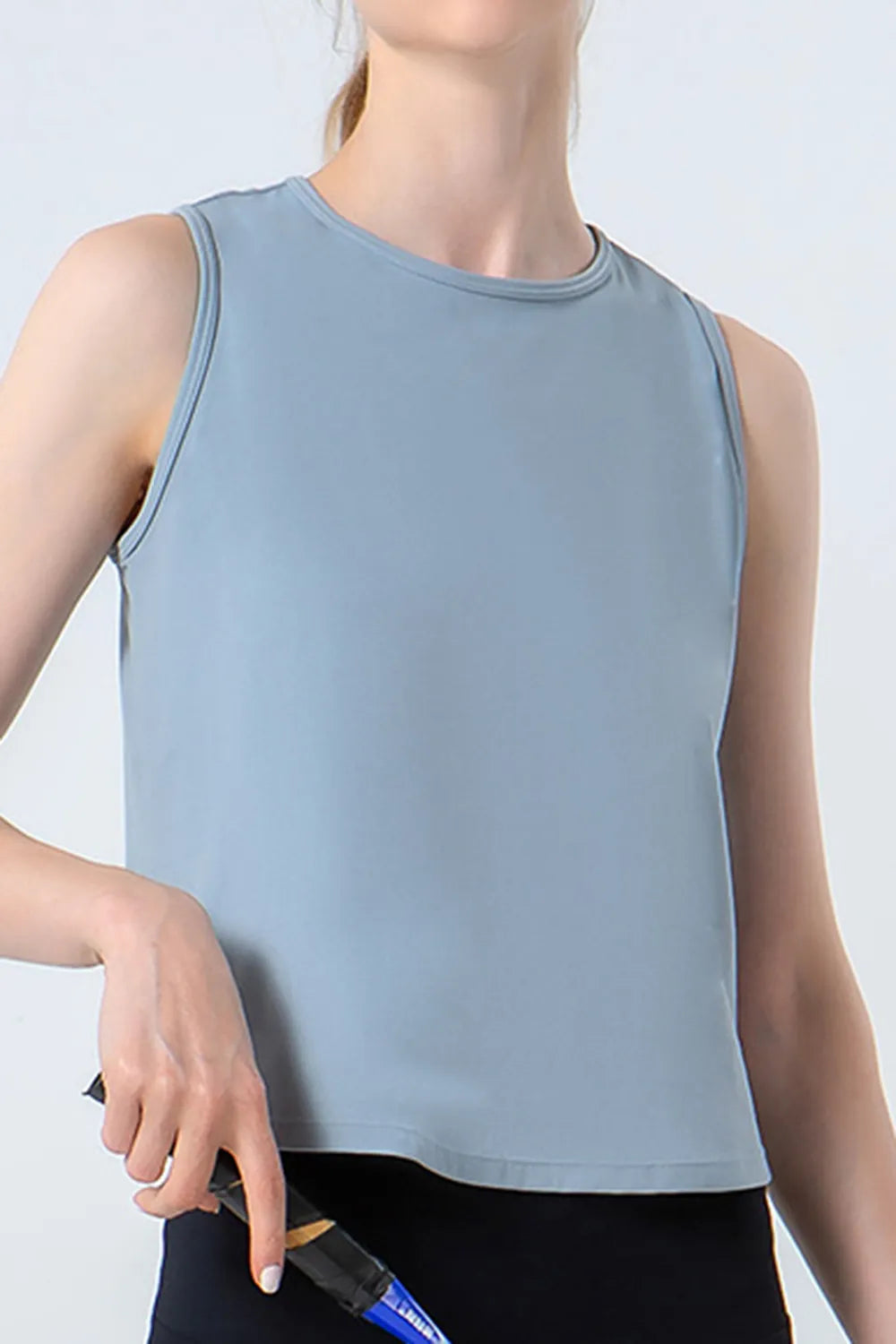 Round Neck Active Tank – Trendsi | ClozArt