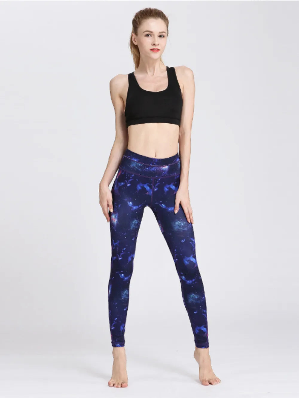 Printed Active High Waist Leggings – Trendsi | ClozArt
