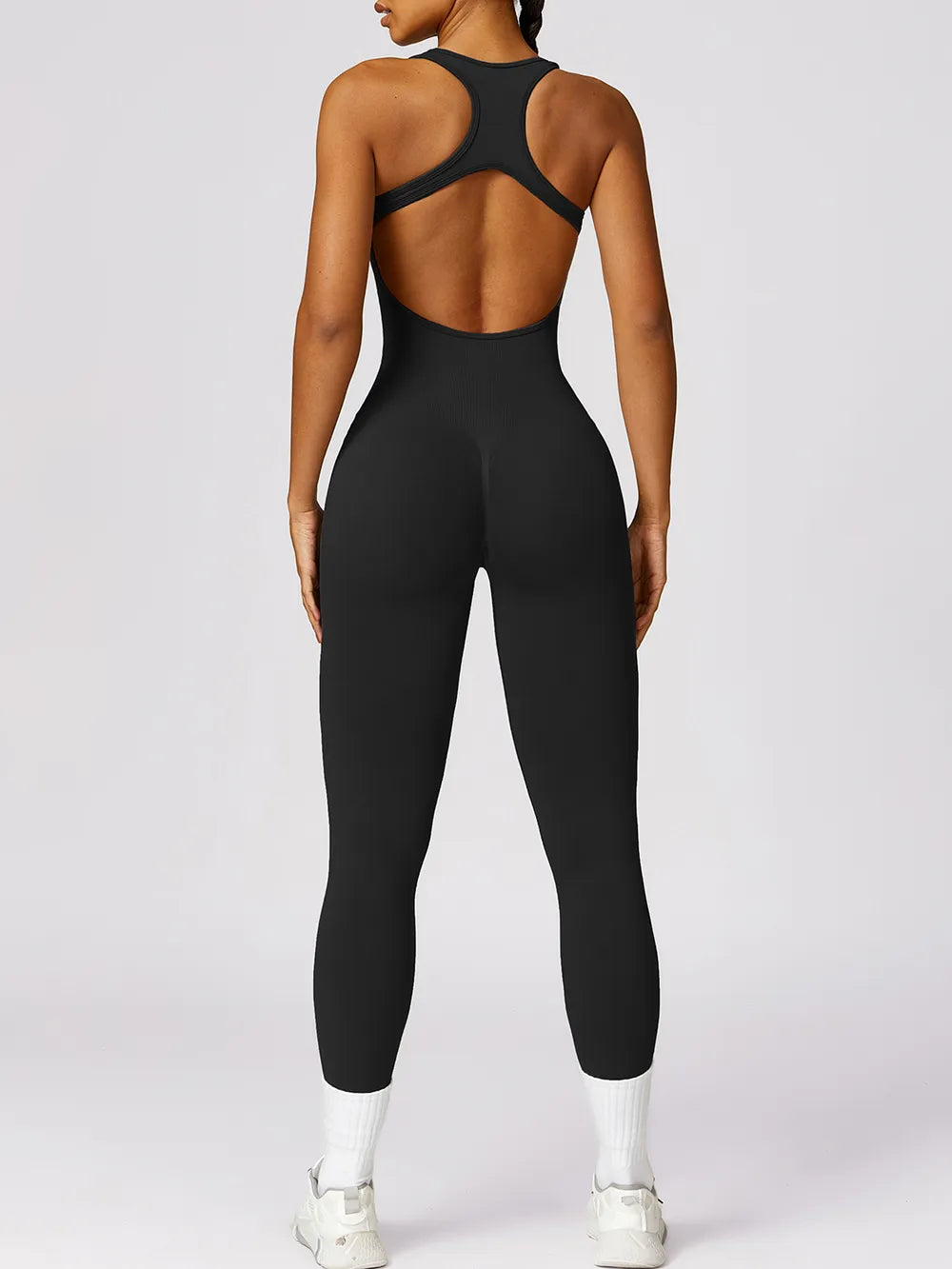 Basic Bae Sleeveless Cutout Racerback Active Jumpsuit – Trendsi | ClozArt