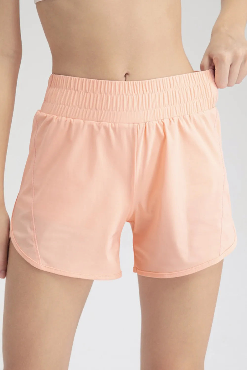 Elastic Waist Active Shorts – Trendsi | ClozArt